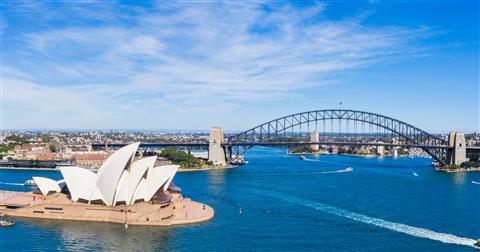 シドニー/オペラハウスとハーバーブリッジ